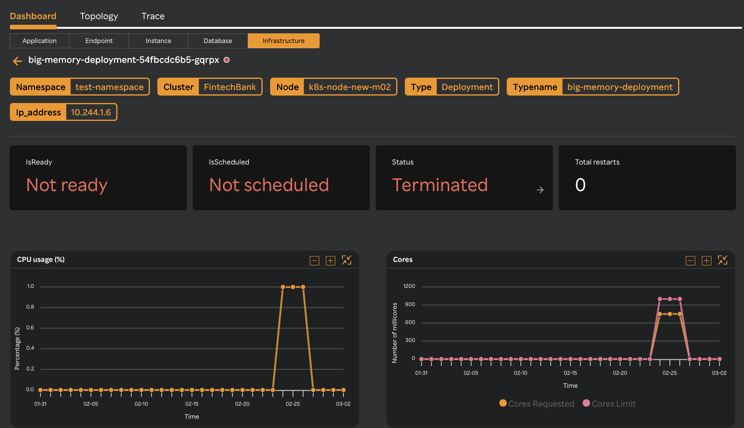 APM-Infra Correlation