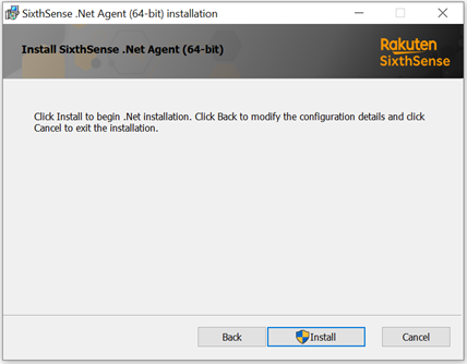 .Net Installation