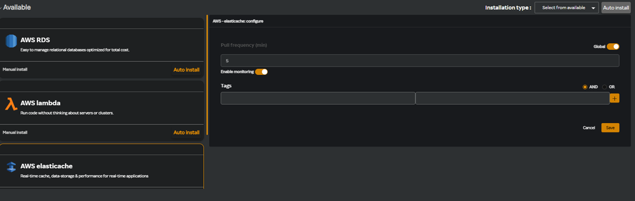 Elasticache Manual Install