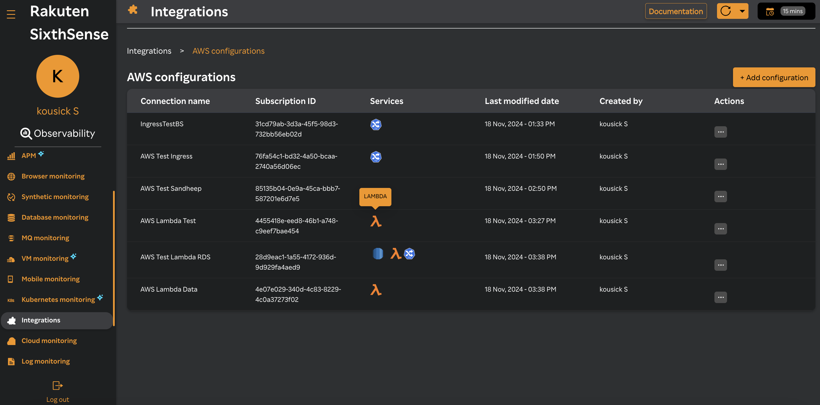 AWS Ingress configuration