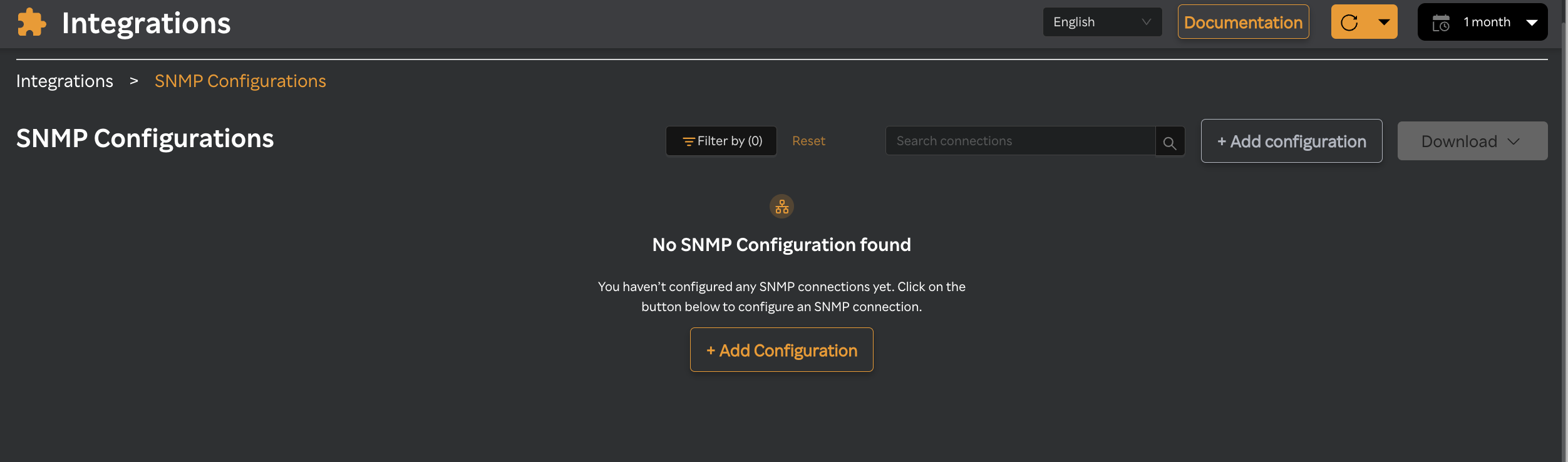 SNMP Add Configuration
