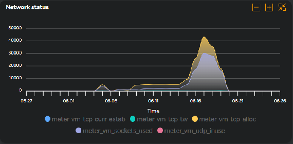 VM - Network status 